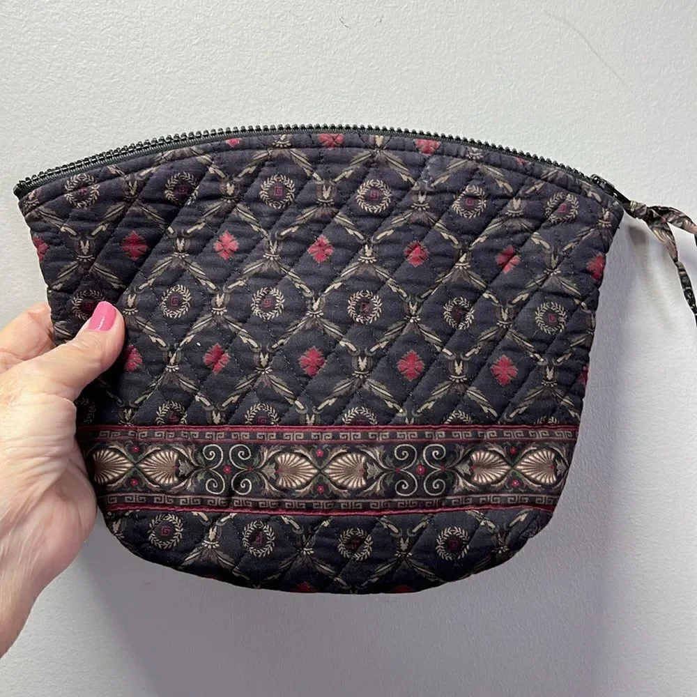 Vera Bradley Laural 1997 Large Cosmetic Bag